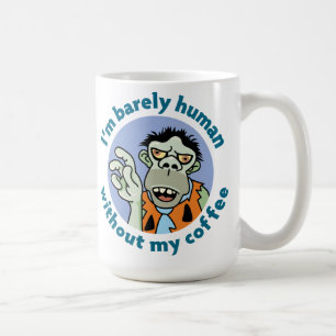 Caneca de café engraçada dos desenhos animados