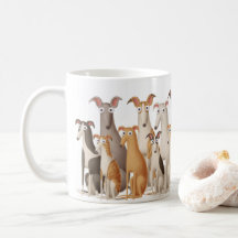 Engraçada e engraçada caneca-amante de cão galinha
