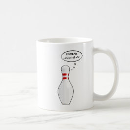 Caneca De Café Engraçada e Orgulhosa Boliche de Pinhead Bowler em