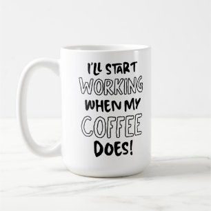 Caneca de café engraçada e sarcástica para o escri