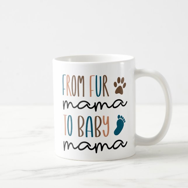 Caneca De Café Engraçada Gravidez Anúncio de Pele Mamã (Direita)