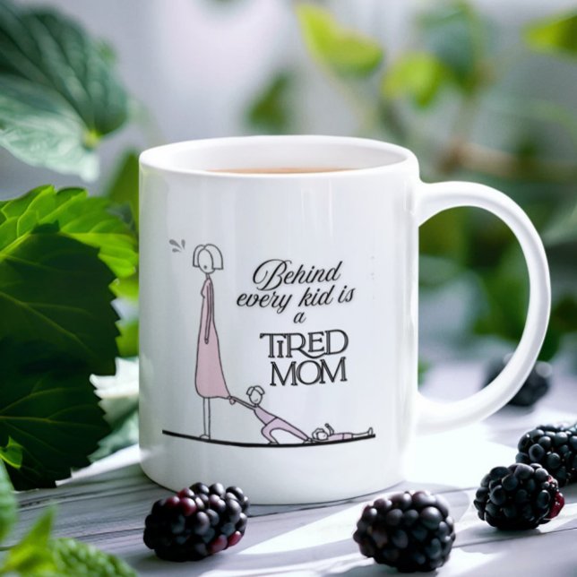 Caneca De Café Engraçada Mãe, Citação De Dúvida. (Criador carregado)