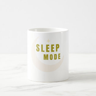 Caneca de Café Engraçada Modo Sono