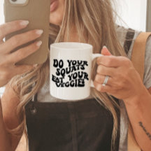 Engraçada Motivational Mug Squats Malhações Mug