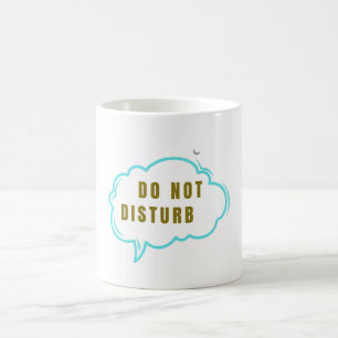 Caneca de Café Engraçada Não Perturbe – Modo Sono 