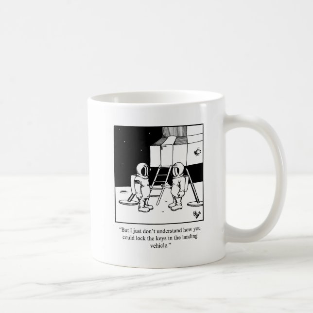 Caneca De Café Engraçada Nasa Humor Coffee Mug Gift (Direita)