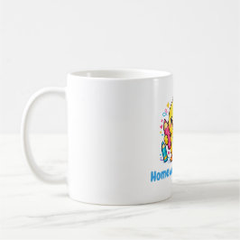 Caneca de café engraçada para escola novamente com