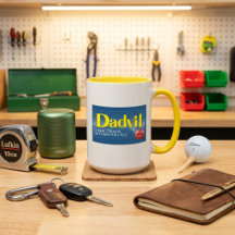 Caneca de café engraçada para pai Dadvil Extreme S