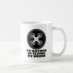 Caneca de café engraçada para piloto de drone