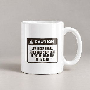 Caneca de Café Engraçada Parar no Corredor para Be