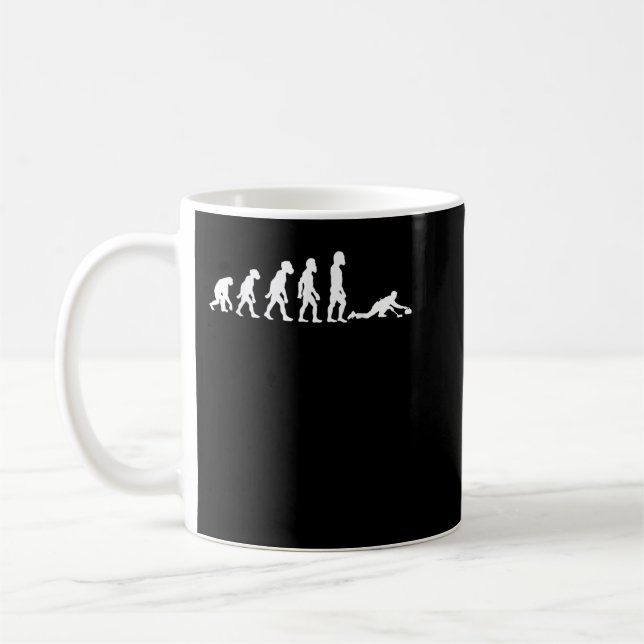 Caneca De Café Engraçada Pedra Humana Curva Evolução Pedra Rocha  (Esquerda)