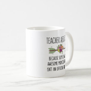 Caneca De Café Engraçada Professora Assistente de Educação Jun