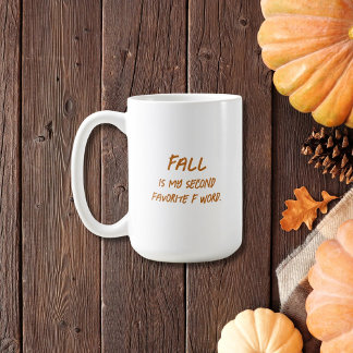 Caneca De Café Engraçada Queda Humor Mug Autumn LOL Gift