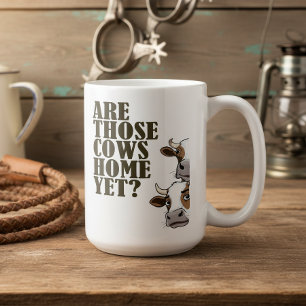 Caneca De Café Engraçadas São Aqueles Vacas em Casa Ainda Ocident