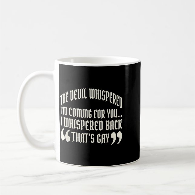 Caneca De Café Engraçado (Esquerda)