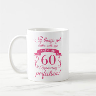 Caneca De Café Engraçado 60º aniversário "Perfeição"