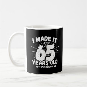 Caneca De Café Engraçado 65º aniversário Citação Sarcástica 65 an