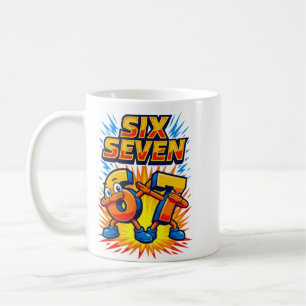Caneca De Café Engraçado 67 Seis Sete Dab Italiano Brainrot 6 7 M