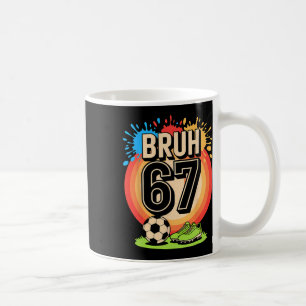 Caneca De Café Engraçado 67 Six Seven Futebol Meme Rapazes Homens