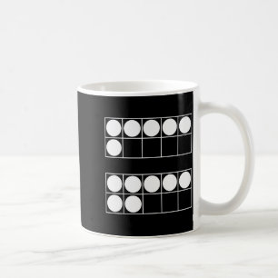 Caneca De Café Engraçado 6 7 Número Professores Alunos Seis Sete 