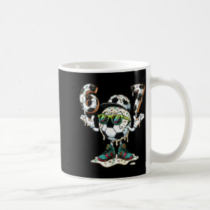 Caneca De Café Engraçado 6 7 Seis Sete 67 Bola de Futebol Meme Vi
