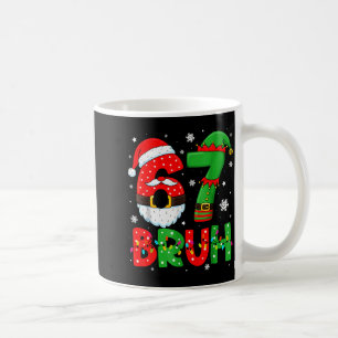 Caneca De Café Engraçado 6 7 Seis Sete Bruh Meme Natal Papai Noel