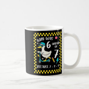 Caneca De Café Engraçado 6 Medo De 7 Ganso Bobo Seis Sete 67 Meme