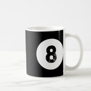 Caneca De Café Engraçado 8 Ball Magic Billiards Piscina Preguiços