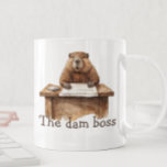 Caneca De Café Engraçado A Água Do Castor Da Barragem<br><div class="desc">Este design foi criado através da arte digital. Pode ser personalizado na área fornecer ou personalizar escolhendo o clique para personalizar mais opções e alterando o nome, as iniciais ou as palavras. Você também pode alterar a cor e o estilo do texto ou excluir o texto de um design de...</div>
