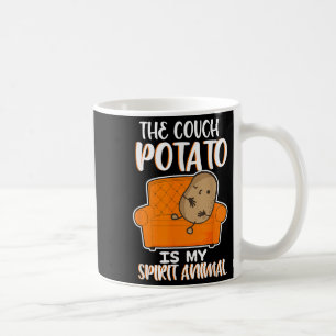 Caneca De Café Engraçado, A Batata De Couro É Meu Animal Espiritu