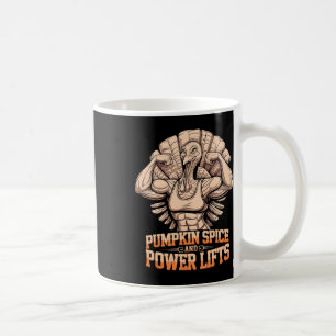 Caneca De Café Engraçado Ação de Graças Turca Poderosa Workout