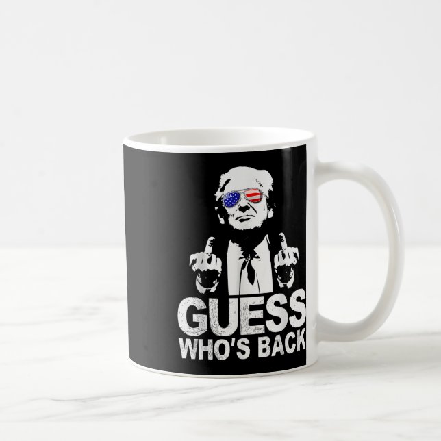 Caneca De Café Engraçado Adivinha Quem Devolve O Presidente Donal (Direita)