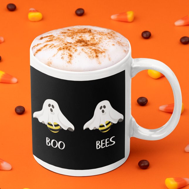 Caneca De Café Engraçado Adulto Halloween Bebês Fantasmas (Criador carregado)