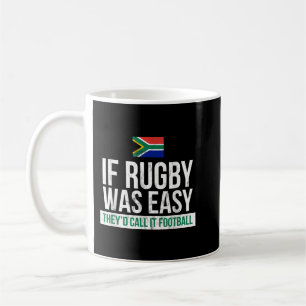 Caneca De Café Engraçado África do Sul - Rugby
