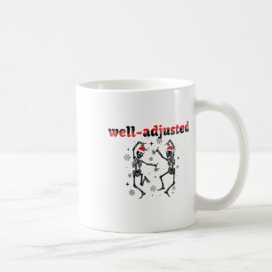 Caneca De Café Engraçado Ajuste Radiológico Quirprático de Natal