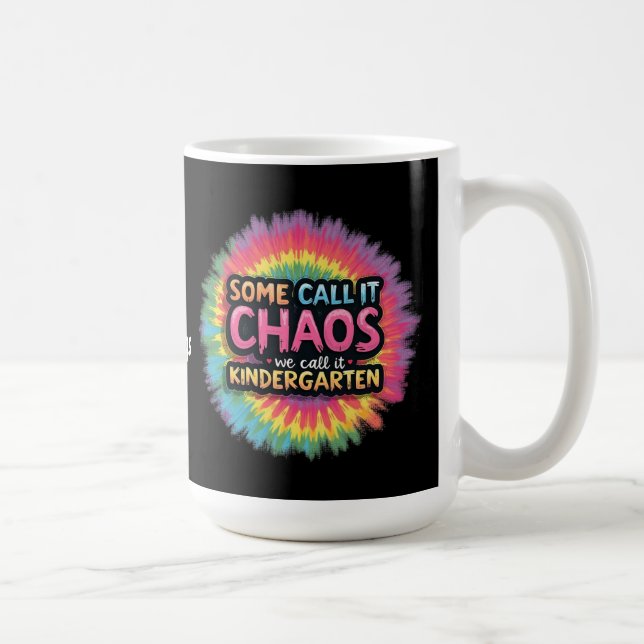 Caneca De Café Engraçado "Alguns Chamam De Caos Que Chamamos De J (Direita)