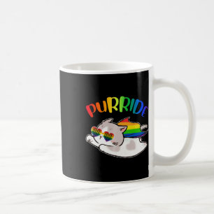 Caneca De Café Engraçado Ally Cat Purride Lgbtq Orgulho gay Rainb