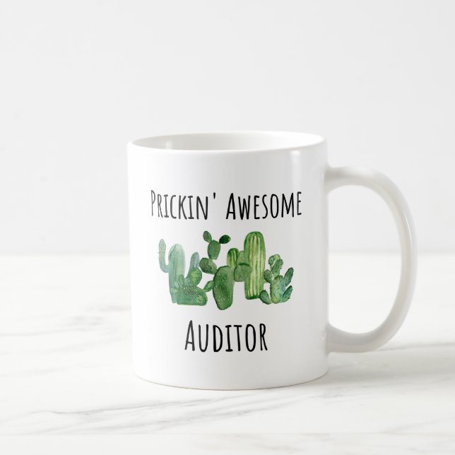 Caneca De Café Engraçado Apreciação Do Auditor Obrigado Ideia Dot (Direita)