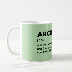 Caneca De Café Engraçado Arquiteto Café Mug