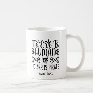 Caneca De Café Engraçado Arr Pirate