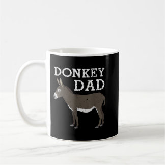 Caneca De Café Engraçado Arte Donkey Para Pais Donkey Lover Mule