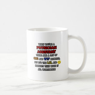 Caneca De Café Engraçado Assistente Médico.. OMG WTF LOL