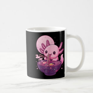 Caneca De Café Engraçado Axolotl Noodle Anime Kawaii Axolotl come