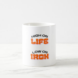 Caneca De Café engraçado baixo em ferro