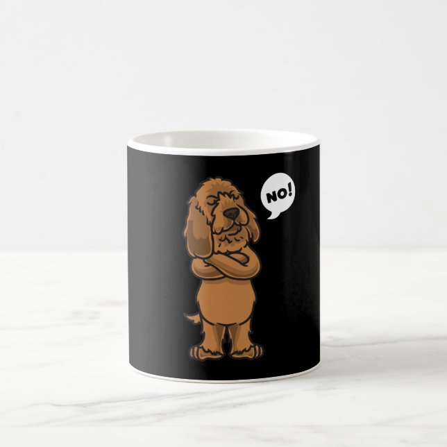 Caneca De Café Engraçado Basset Fauve de Bretagne (Centro)