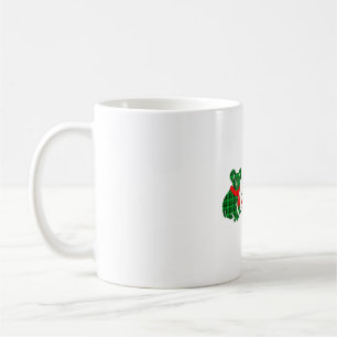 Caneca De Café Engraçado Batalha Plano Natal Crianças Mão Amanhec
