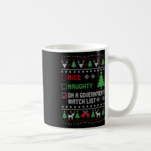 Caneca De Café Engraçado, Bela Vadia Em Uma Lista De Governos Chr