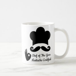 Caneca De Café Engraçado, bigode preto, nome de texto personaliza