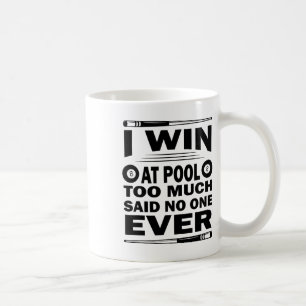 Caneca De Café Engraçado Billiard Piscina Jogadores Billiard Eu G