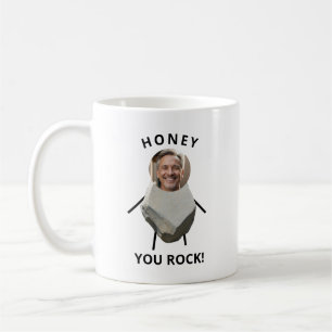 Caneca De Café Engraçado Black Text Rock Photo Husband